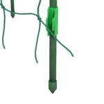 Metal Garden Trellis, Arch Trellis for Climbing Plants Outdoor, A-Frame, with Climbing Net, 17" x 72" x 72", Green - Image 8