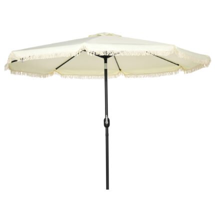 9 ft Cantilever Patio Umbrella with Adjustable Outdoor Shade with Base