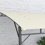 10' x 13' Outdoor Pergola Gazebo, Garden Sun Shade Shelter with Metal Frame for Porch, Patio, Deck, Backyard, Cream - Image 8
