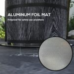 Smokeless Fire Pit, Portable Camping Bonfire Stove with Mat for Backyard, Patio, Picnic, Magnesium Oxide, Black - Image 6