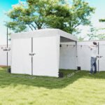 10 x 10 ft Pop Up Canopy Tent with Sidewalls, UPF50+ Outdoor Portable Instant Canopy Shelter with Carry Bag - Image 3