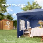 10' x 20' Pop Up Canopy Tent with 4 Sidewalls, Instant Gazebo with Carry Bag for Garden, Patio - Image 7
