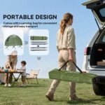 Camping Tent Cot, Single Person Folding Cot Combo, Off-Ground Tent, Covered Outdoor Bed with Carry Bag for Hiking, Camping - Image 6