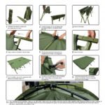 Camping Tent Cot, Single Person Folding Cot Combo, Off-Ground Tent, Covered Outdoor Bed with Carry Bag for Hiking, Camping - Image 7