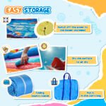 Kids Bounce House Inflatable Slide with Splash Pool, Water Cannon, Climbing Wall, Inflator Included, 6 in1 Bouncy Castle Kids Backyard Activity Outdoor Water Play Toy - Image 10