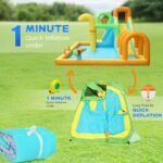10-in-1 Inflatable Water Slide Bounce House with Blower, Tunnel, Water Cannon, Basketball Hoop and Splash Pool - Image 5